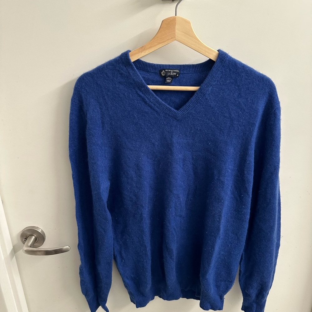 Cashmere J. Crew V neck sweater
